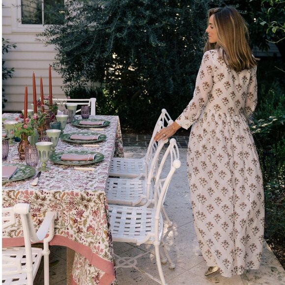 Brock Collection White Neutral Floral Maxi Dress - Picture 3 of 16